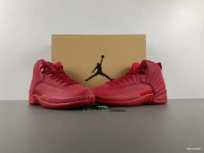 Cheap TBkick Gym Jordan Retro 12 130690-601 Red (2018) Air 0417